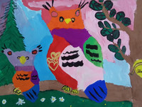 Радужная сова