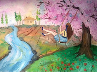 весна, Качели
