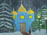 зима, рождество