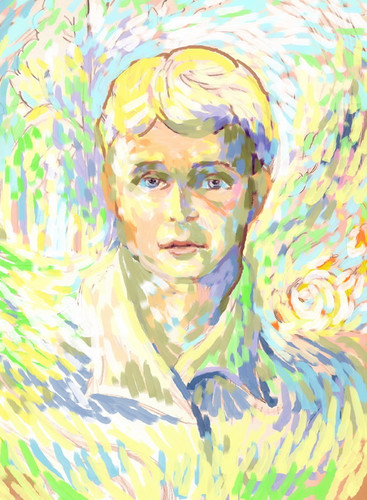 Портрет Сергея Есенина