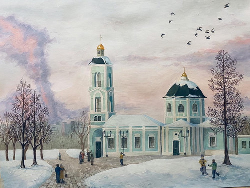 зима, новый год