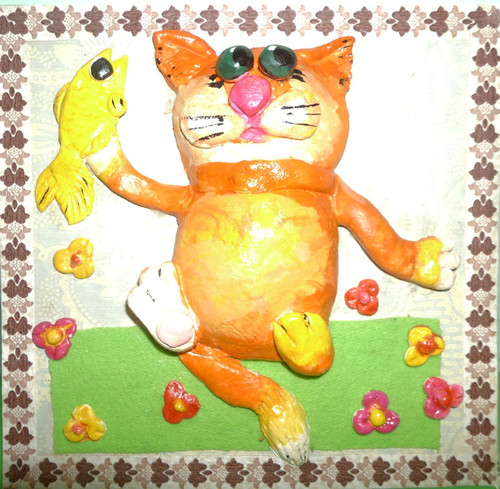 Кот рыболов