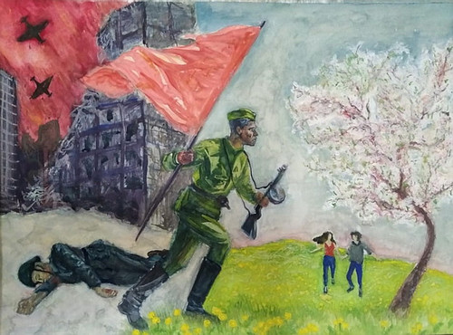 день Победы, 9 мая, весна