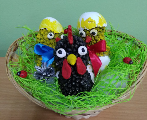 курица с цыплятами