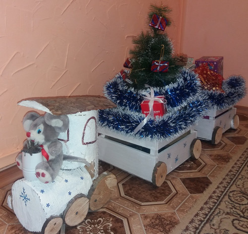 зима, новый год