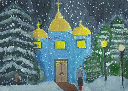 зима, рождество