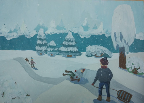 зима, рождество