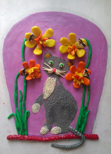Кошка на окошке